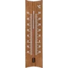 Дървен стаен термометър (-20 до +50°C), тъмнокафяв, 15 cm - 13 