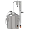 Класически дестилатор Convex 18 L - 1 сухопарник ['дестилатор Browin', ' модулни дестилатори', ' дестилатор със сухопарници', ' модулен дестилатор', ' сухопарници за дестилатор', ' чист дестилат', ' дестилационен комплект', ' изпъкнал капак', ' капак тип Convex', ' дестилационен съд с капак', ' комплект за дестилация', ' дестилационен комплект за разширяване', ' дестилация на различни източници на топлина']