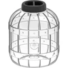 Нечуплив, многофункционален буркан с черна винтова капачка, 8 L ['Буркани за зимнина', ' буркан', ' буркан за кисели краставички', ' за наливки', ' буркан 8 л', ' сертифициран буркан', ' нечуплив буркан', ' универсален буркан', ' многофункционален буркан', ' буркан за зимнина', ' пластмасов буркан', ' буркан от пластмаса']