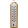 Стаен термометър със сребриста скала (-10°C до +50°C) 16 см микс ['вътрешен термометър', ' стаен термометър', ' термометър за вътрешни помещения', ' домашен термометър', ' термометър', ' дървен стаен термометър', ' термометър с четлива скала', ' термометър със сребриста скала', ' термометър за окачване', ' традиционен термометър']