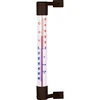 Външен термометър, кафяв (-50°C до +50°C), 18 см ['външен термометър', ' термометър', ' прозоречен термометър', ' термометър с четлива скала', ' пластмасов термометър', ' термометър за прозорец', ' термометър за балкон', ' двустранен термометър', ' самозалепващ термометър']