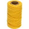 Жълт памучен шнур 2 mm/55 m/100 g ['шнур от памук', ' памучен шнур', ' шнур за нежни растения', ' естествен шнур', ' еко шнур', ' шнур за макраме', ' шнур за връзване', ' шнур за ръкоделие', ' шнур за пристягане', ' жълт шнур', ' шнур жълт']