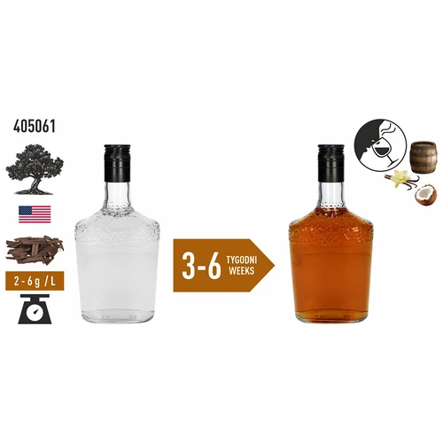 Американски дъбов чипс, силно тостиран, 50 г - 6