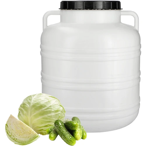 Буре Kiszonka 40L- бяло, дръжки - 3