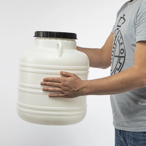 Буре Kiszonka 40L- бяло, дръжки - 9