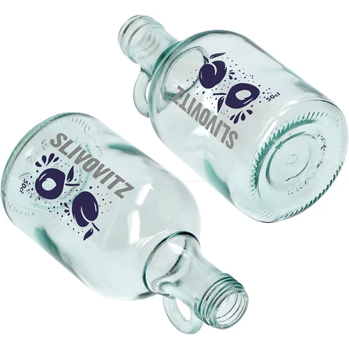 Бутилка 500 мл с винтова капачка и двуцветен печат Slivovitz - 4 бр. - 6