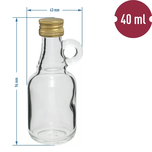 Бутилка Galonik 40 мл с капачка, 10 бр. - 4
