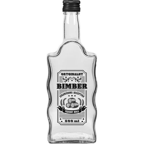 Бутилка Klasztorna 500 мл с винтова капачка, надпис „Bimber“, 1 бр. - 3