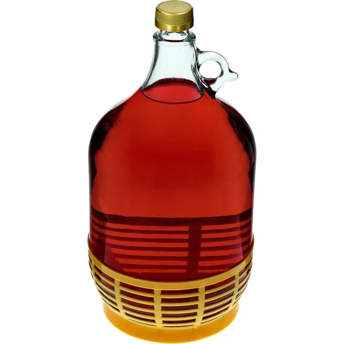 Дамаджана Dama 5 L с капачка и пластмасова кошница - 4