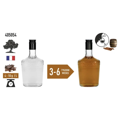 Дъбови люспи силно препечени канелени 50 g - 6