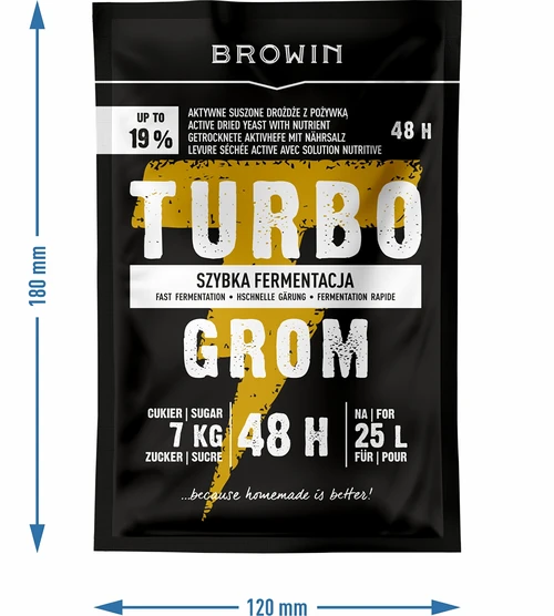 Дестилационни дрожди Turbo Grom 48 ч - 4