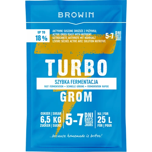 Дестилационни дрожди Turbo Grom 5-7 дни