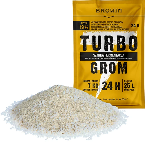 Дестилерски дрожди Turbo Grom 24h - 3
