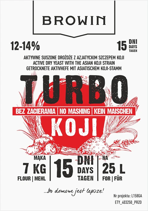 Дестилерски дрожди Turbo Koji, 50 g (без затиране!) - 5