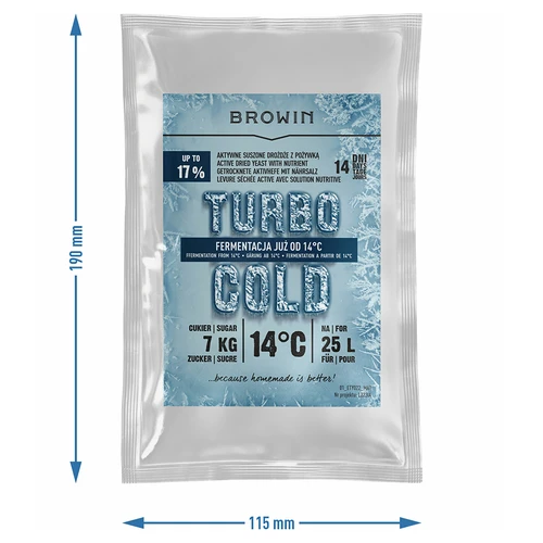 Дрожди Turbo Cold 120 g - 7