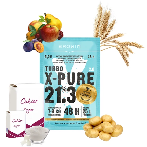 Дрожди Turbo X-Pure 21,3% 48 ч, 25 л - 4