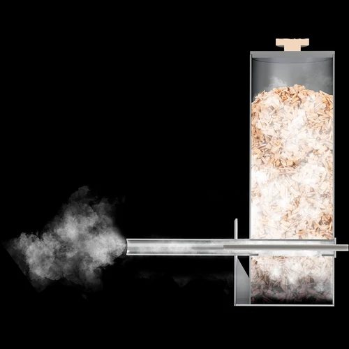 Дървесен чипс за опушване/гриловане, слива, 450 г, кл. 8 - 10