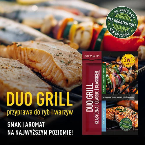 Duo Grill Класическа за риба и зеленчуци - смес от подправки 2 в 1, 2 x 12 g - 5