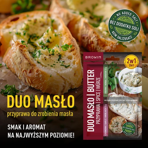Duo Masło - чеснова и билкова подправка 2 в 1, 2 x 12 g - 5
