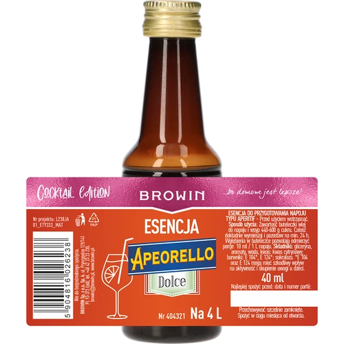 Есенция Apeorello Dolce за 4 л, 40 мл - 4