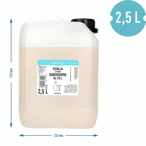 Есенция с кокосов вкус, 2,5L, за 125L готова напитка - 3