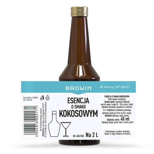 Есенция с кокосов вкус за 2 L - 40 ml - 5