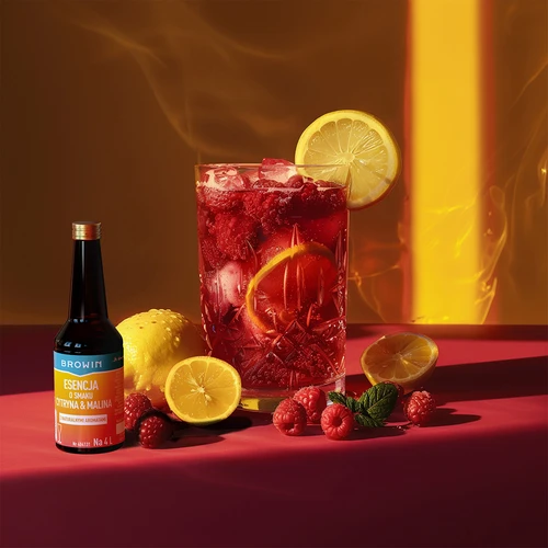 Есенция с лимоново-малинов вкус - 40 ml, за 4 L - 8
