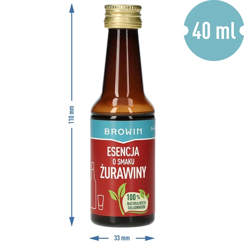 Есенция с вкус на червена боровинка за 4 л - 40 мл - 8