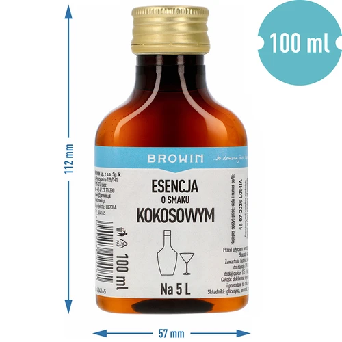 Есенция с вкус на кокос, за 5 л - 100 мл - 7