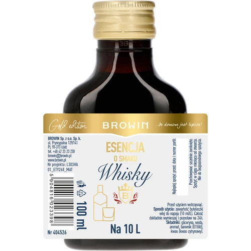 Есенция с вкус на уиски за 10 L, 100 ml - 4