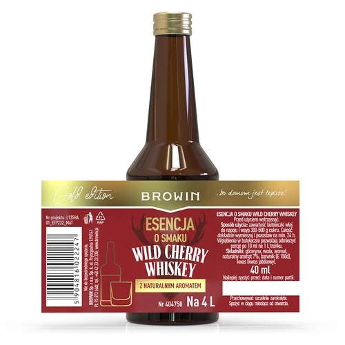 Есенция с вкус на Wild Cherry Whiskey 40 ml - 4