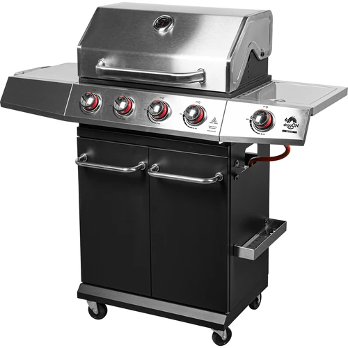 Газов грил dragON BBQ101, 11,7 kW, черно-сребрист