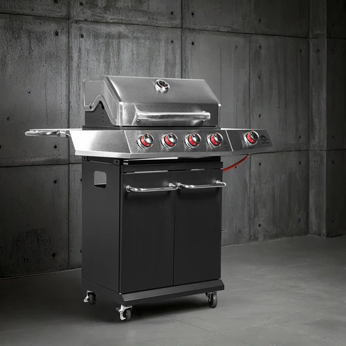 Газов грил dragON BBQ101, 11,7 kW, черно-сребрист - 4