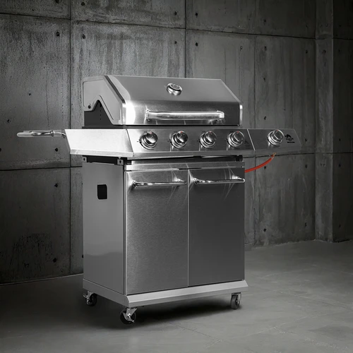 Газов грил dragON BBQ201, 18,8 kW, сребрист - 4