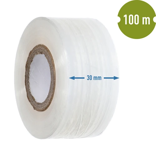 Градинарска лента за присаждане, прозрачна, 100 m x 3 cm - 3