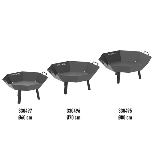 Градинно огнище ø 70 cm - лофт стил - 21
