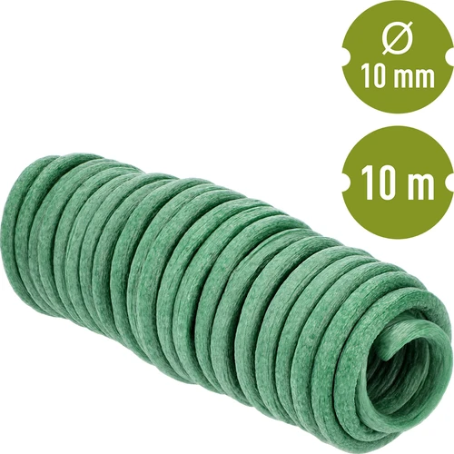 Градинска тел с гъбесто покритие, зелена, 10 m, Ø 10 mm - 2