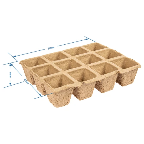 Хартиени саксии 4,5 x 5 x 4,5, комплект 5 бр. - 4