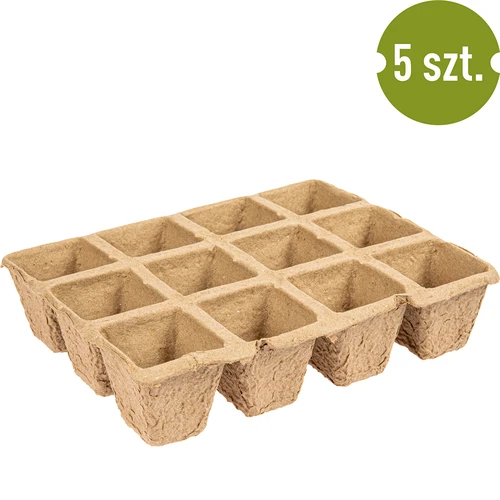 Хартиени саксии 4,5 x 5 x 4,5, комплект 5 бр. - 3