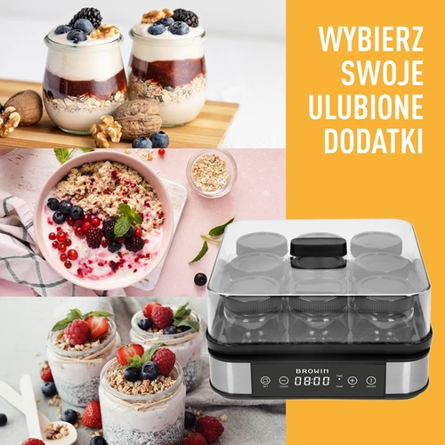 Йогурт мейкър с термостат, 9 бурканчета, 1,6 л - 14