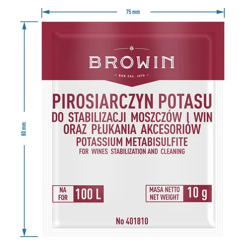 Калиев метабисулфит 10 г - 3