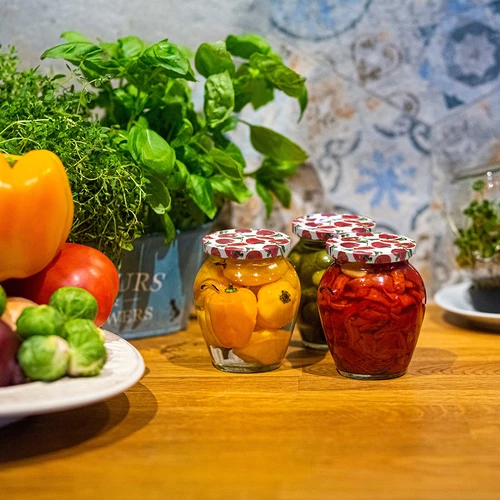 Капачки fi 66/4 с рисунки на чушки - 10 бр. - 6