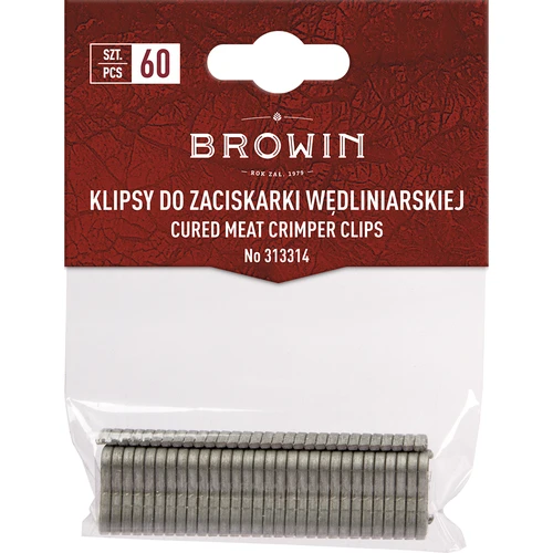 Клипсове за колбасарски клипсатор - 60 бр.