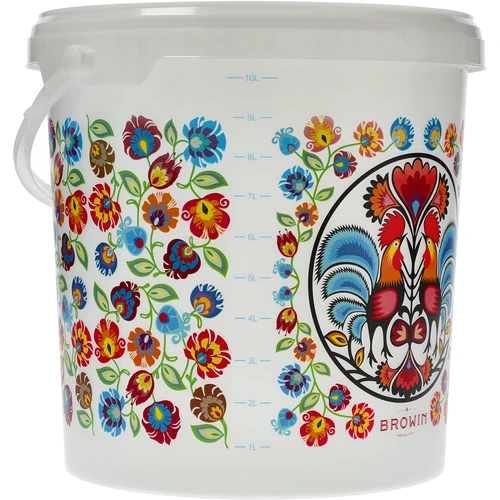 Кофа за храни GWIOZDA - с капак, 10 л - 3
