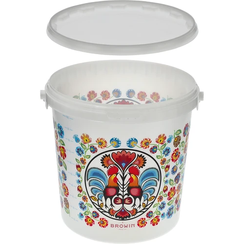 Кофа за храни GWIOZDA - с капак, 10 л - 5