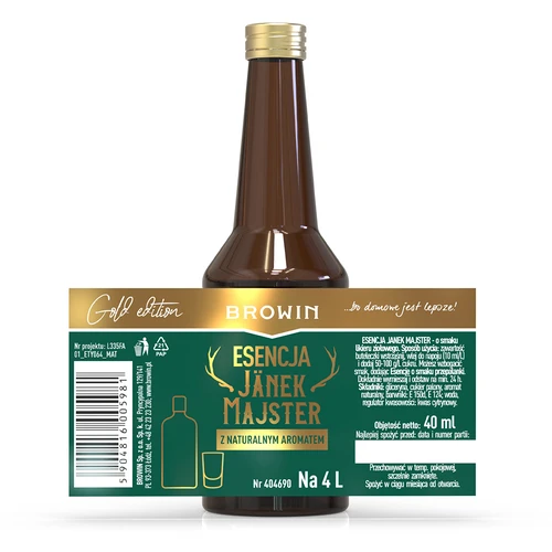 Комплект есенции Jänek Majster 40 ml + Przepalanka 40 ml - 6