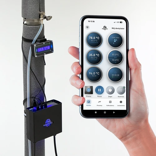 Комплект hawkSTILL Wi-Fi IQ – дестилационен термометър с Wi-Fi и дисплей - 5