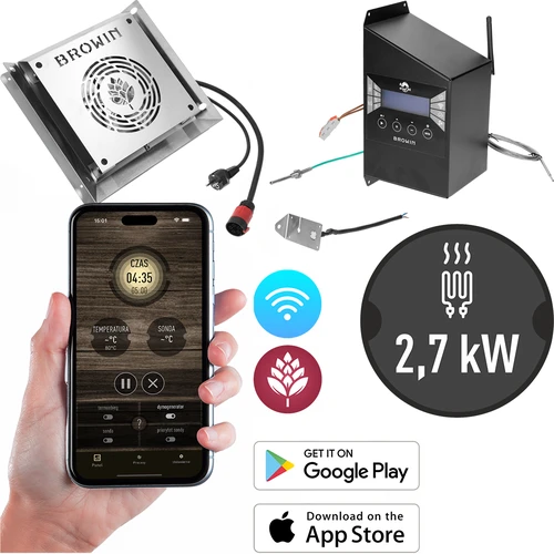 Комплект модули с Wi‑Fi контролер – dragON IQ 2,7 kW за градински пушилни