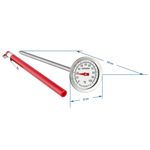 Кухненски термометър (0°C до +100°C) 12,3 см - 2