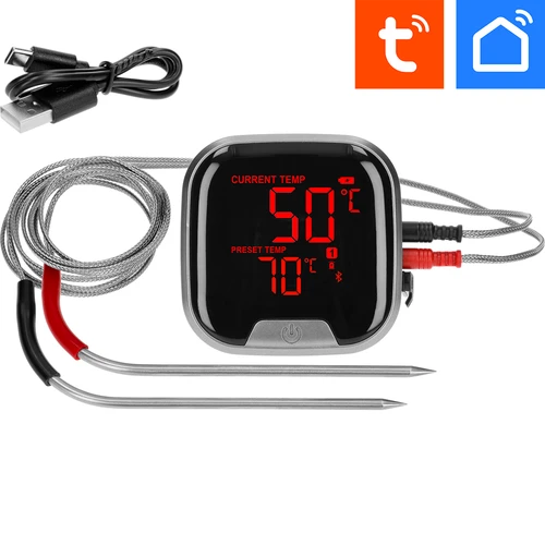 Кухненски термометър с Bluetooth, 2 сонди